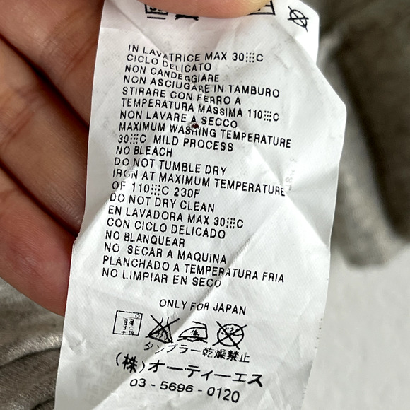 Weekend Max Mara Knit Top Womens Small Beige Gold V Neck Short Sleeve Classic - Picture 8 of 13